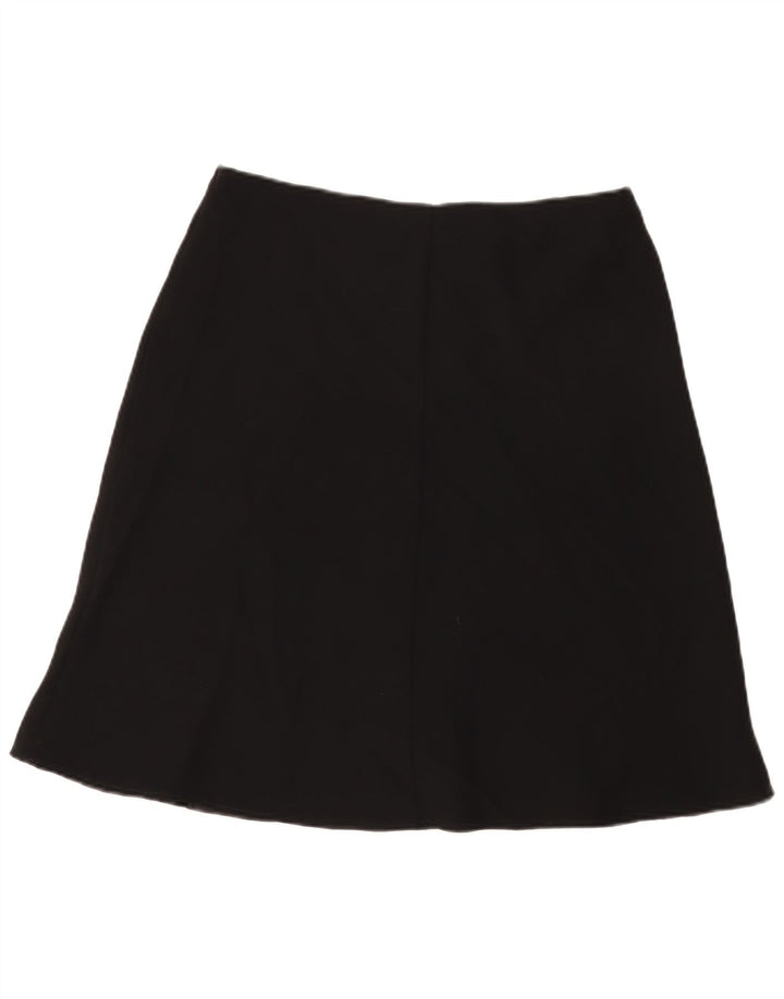Marks & Spencer A-line nederdel til kvinder UK 14 Large W32 Black Polyester