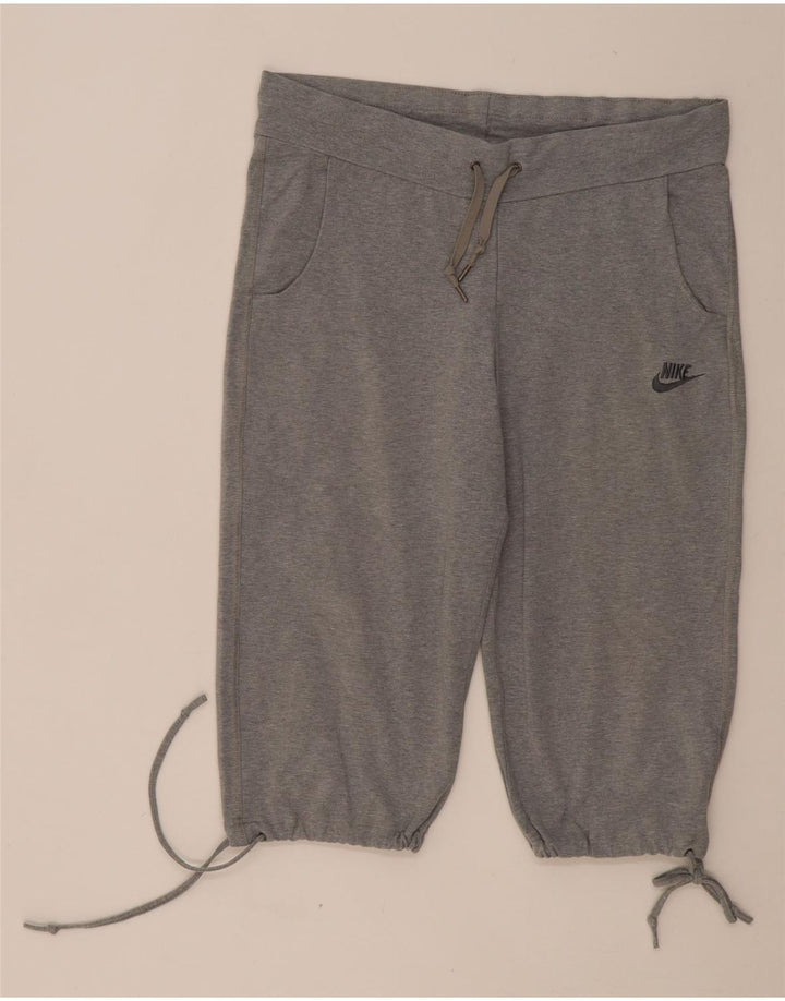 NIKE Womens Sport Shorts UK 14/16 Large  Grey Vintage Nike and Second-Hand Nike from Messina Hembry 
