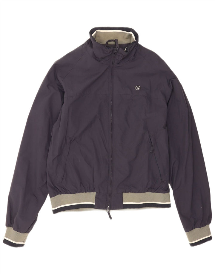 Ivy Oxford Herre Bomber Jacket IT 50 Large Navy Blue Colourblock Polyamid