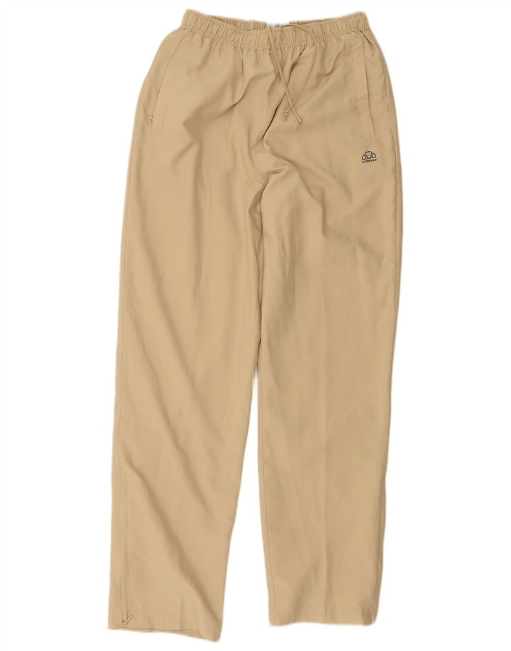 Ellesse Lige Chinobukser til kvinder UK 12 Medium W24 L29 Beige Polyester