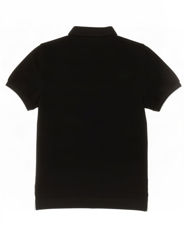 Massimo Dutti Herre Polo Shirt Stor Sort Bomuld