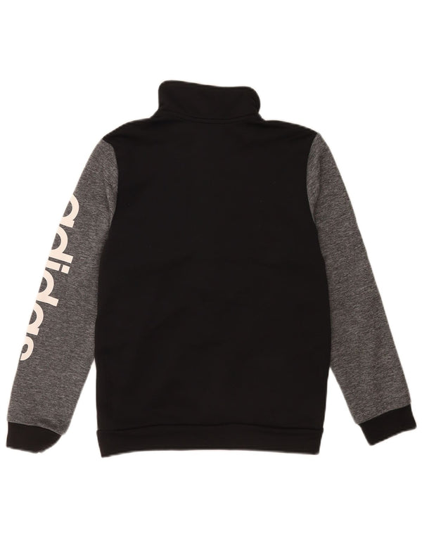 Adidas drenge grafisk træningsdragt topjakke 11-12 år Sort Colourblock