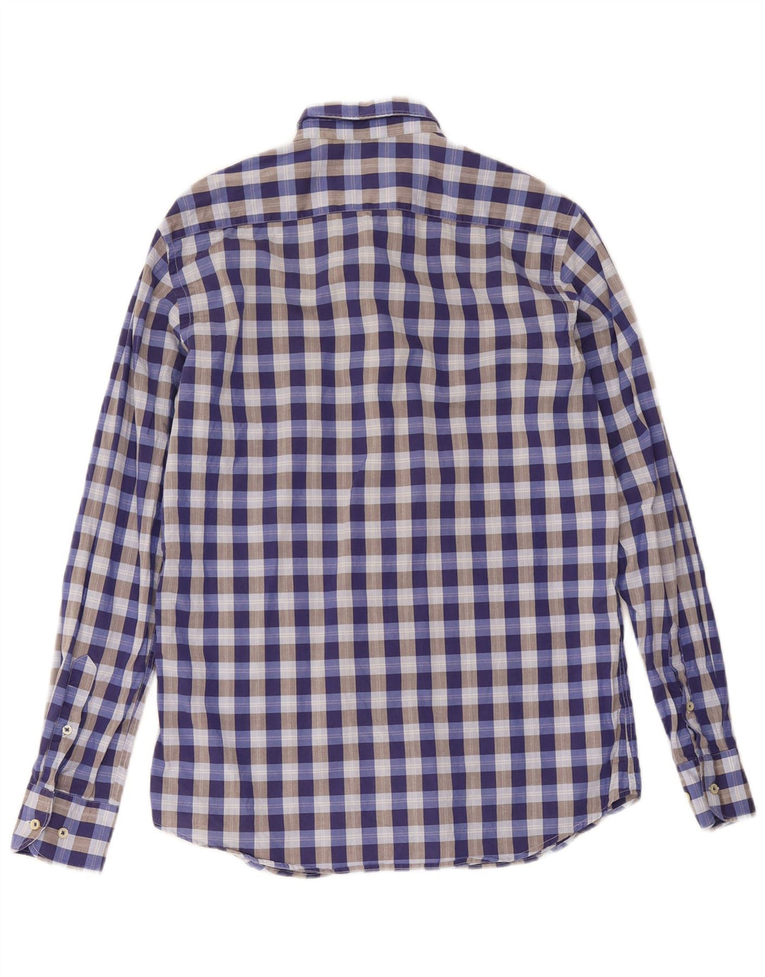 Massimo Dutti Herre Casual Fit skjorte Medium Blue Gingham