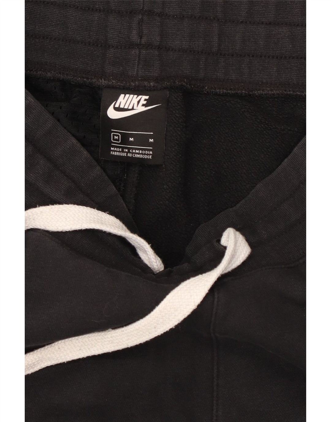 NIKE Mens Tracksuit Trousers Joggers Medium  Black Colourblock Cotton Vintage Nike and Second-Hand Nike from Messina Hembry 