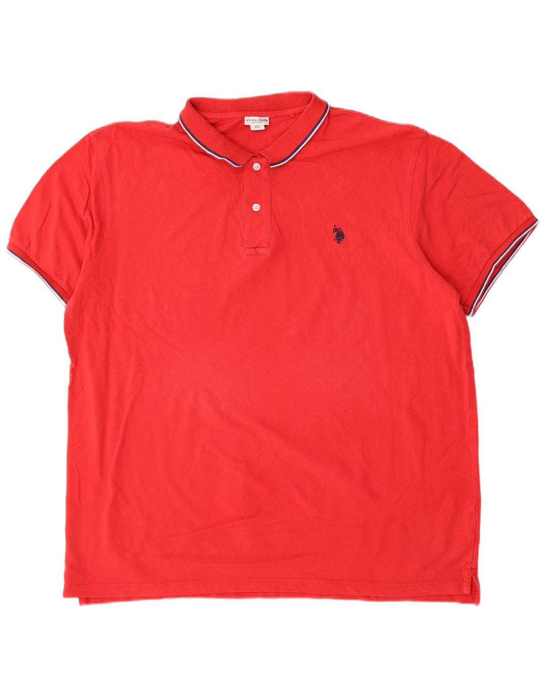 U.S. Polo Assn. Herreskjorte 3XL rød bomuld