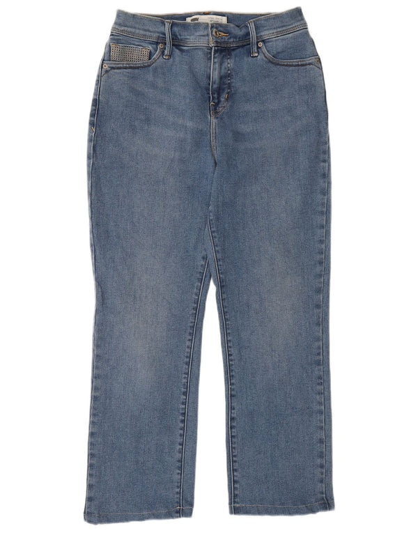 LEVI'S Dame 512 Straight Jeans US 4 Small W27 L25 Blå