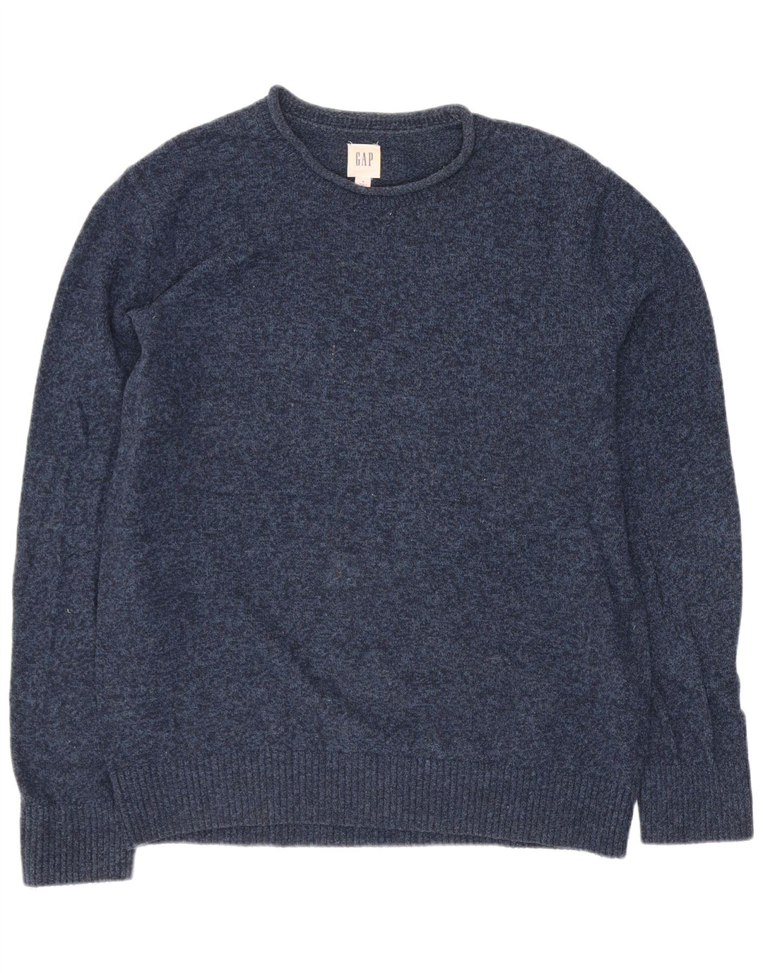 Gap Herre Boat Neck Jumper Sweater Medium Navy Blue Bomuld