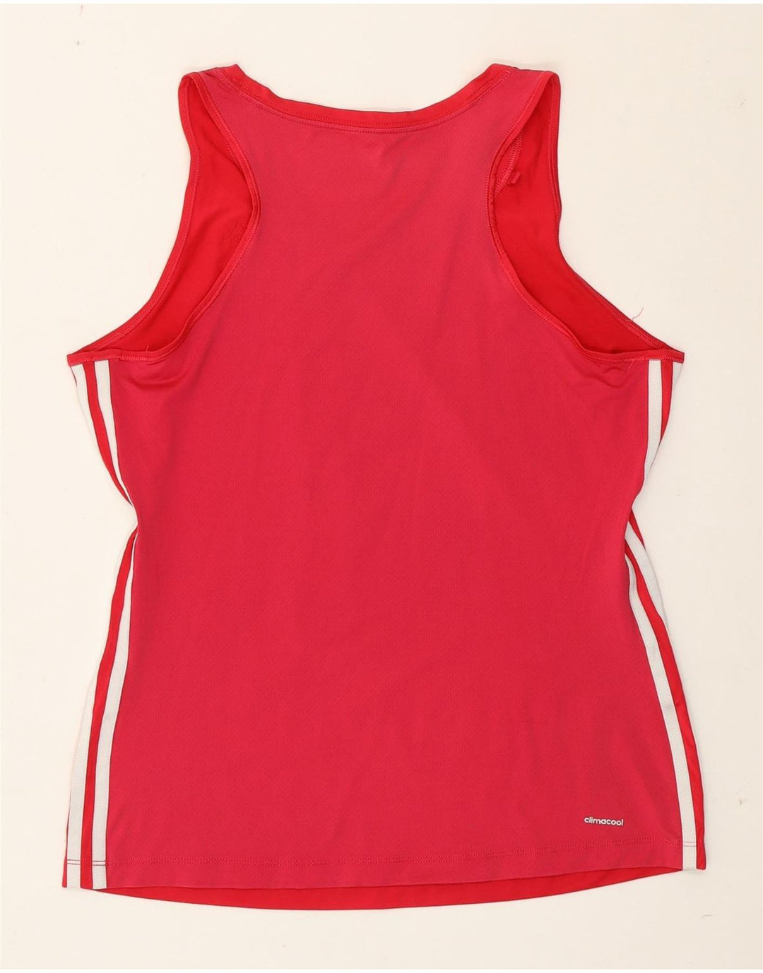 Adidas Dame Climacool Vest Top UK 16/18 Large Pink Polyester