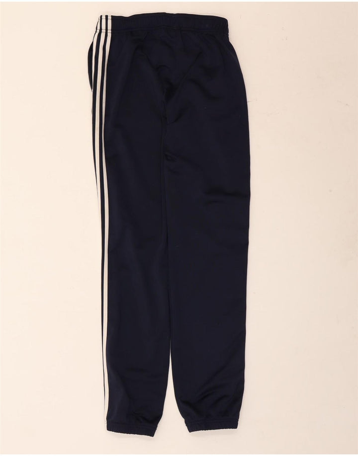 Adidas Drenge Træningsdragt Bukser Joggers 13-14 År Marineblå Polyester