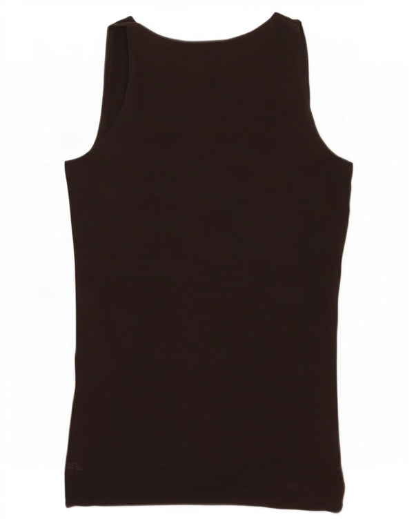 Massimo Dutti Damevest Top UK 8 Lille Brun