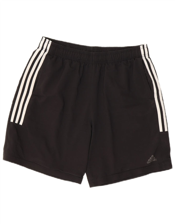 Adidas Sportsshorts til mænd, store sorte polyester