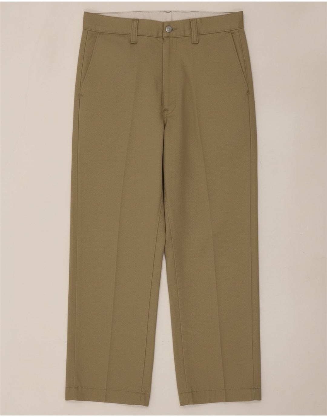 Dickies Straight Chino-bukser til mænd W34 L30 Khaki Polyester
