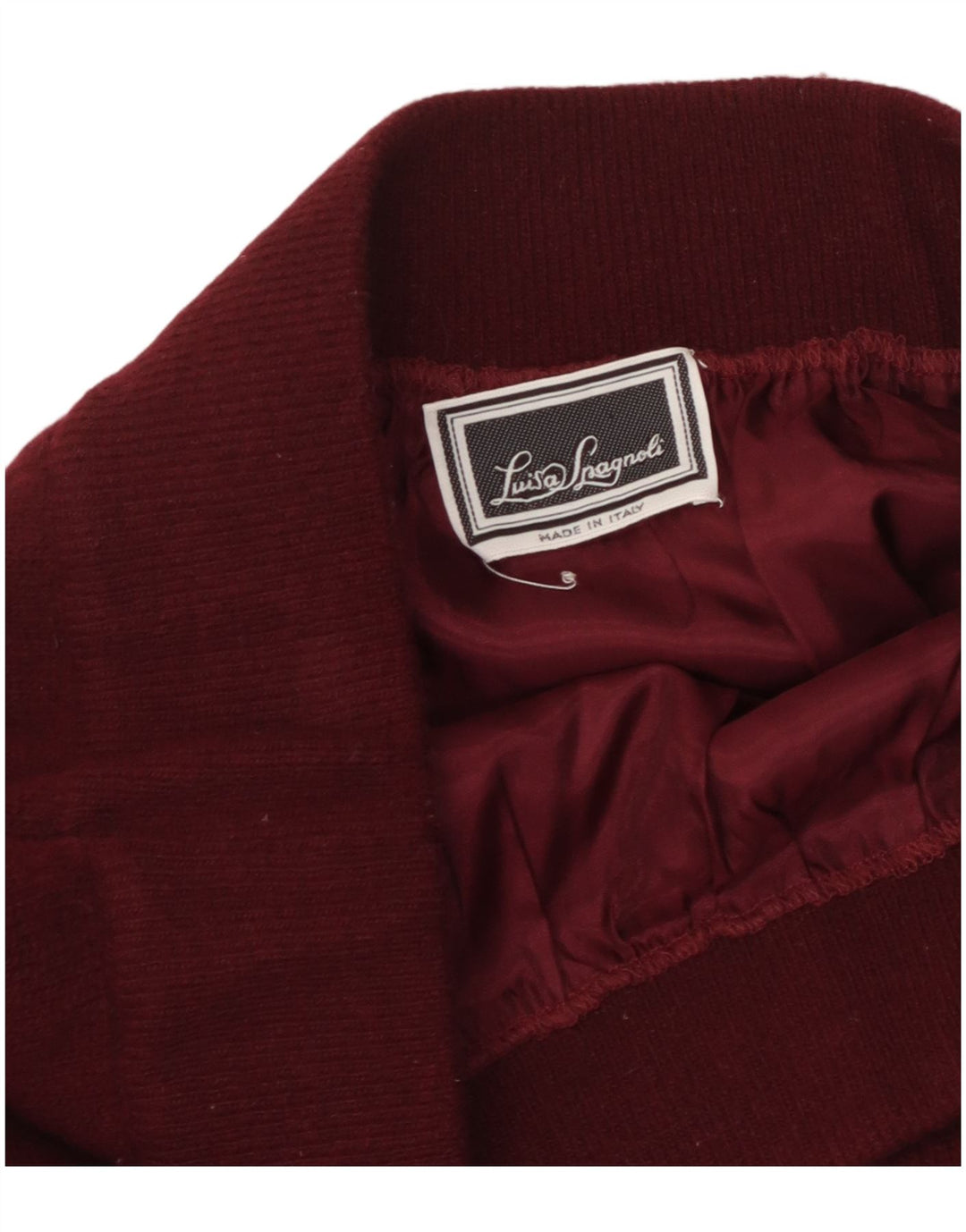 LUISA SPAGNOLI Kvinder strik blyantnederdel W36 XL rødbrun