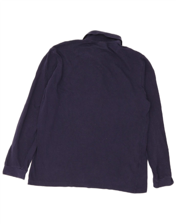 Lacoste Langærmet Polo Shirt til mænd Størrelse 4 Medium Navy Blue