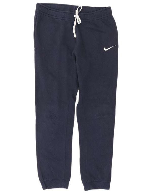 Nike Mens Tracksuit Trousers Joggers Small Navy Blue Cotton