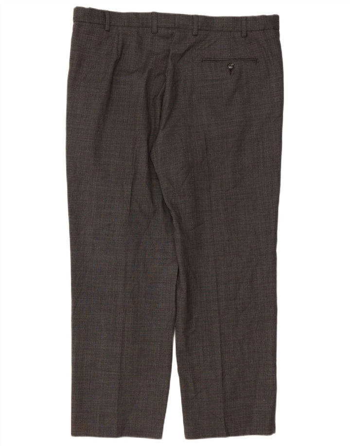 Marks & Spencer Herre Performance Straight Suit Bukser W38 L29 Grå