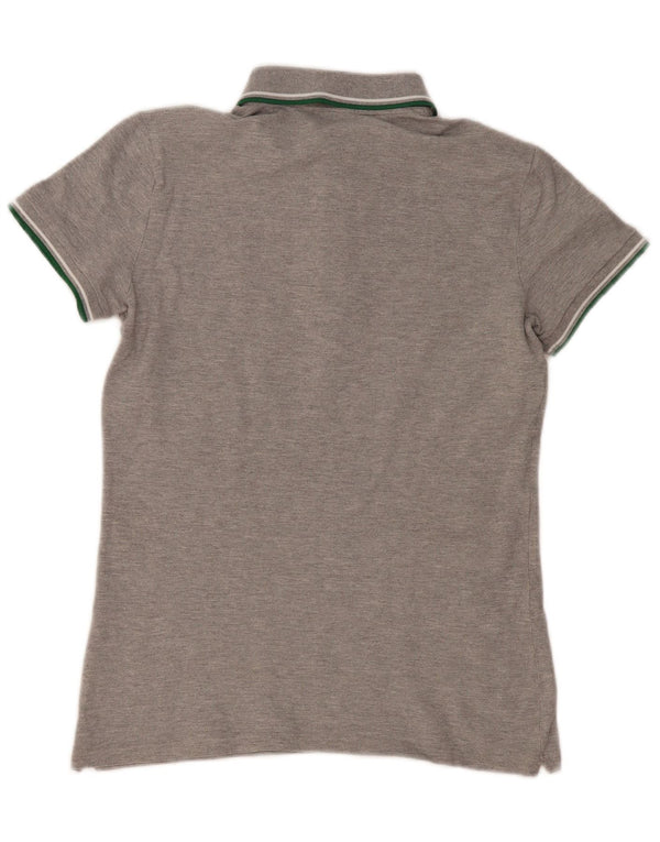 Ellesse Dame Polo Shirt Medium Grey Flecked Bomuld