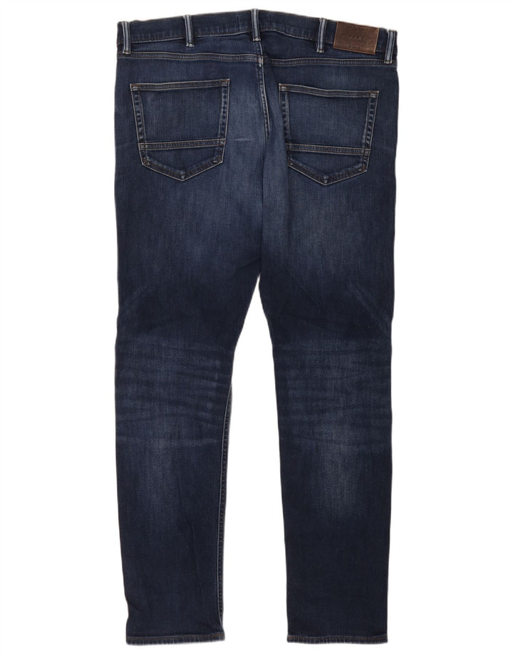Marks & Spencer Herre Slim Jeans W38 L33 Marineblå Bomuld