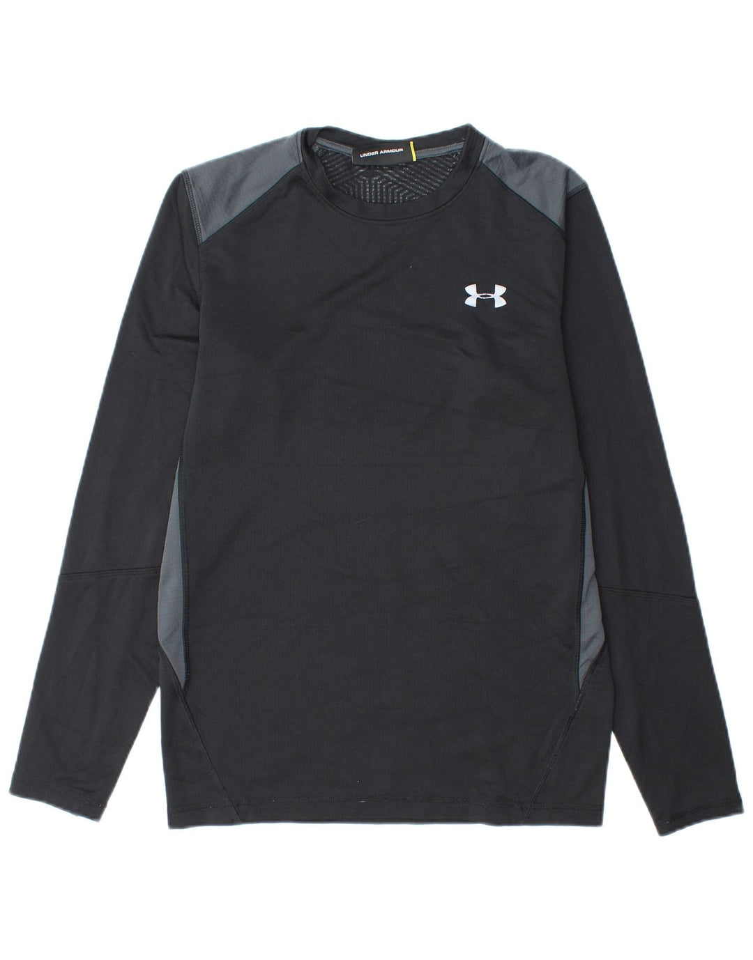 UNDER ARMOUR Herre Top Langærmet Lille Sort Colourblock Polyester