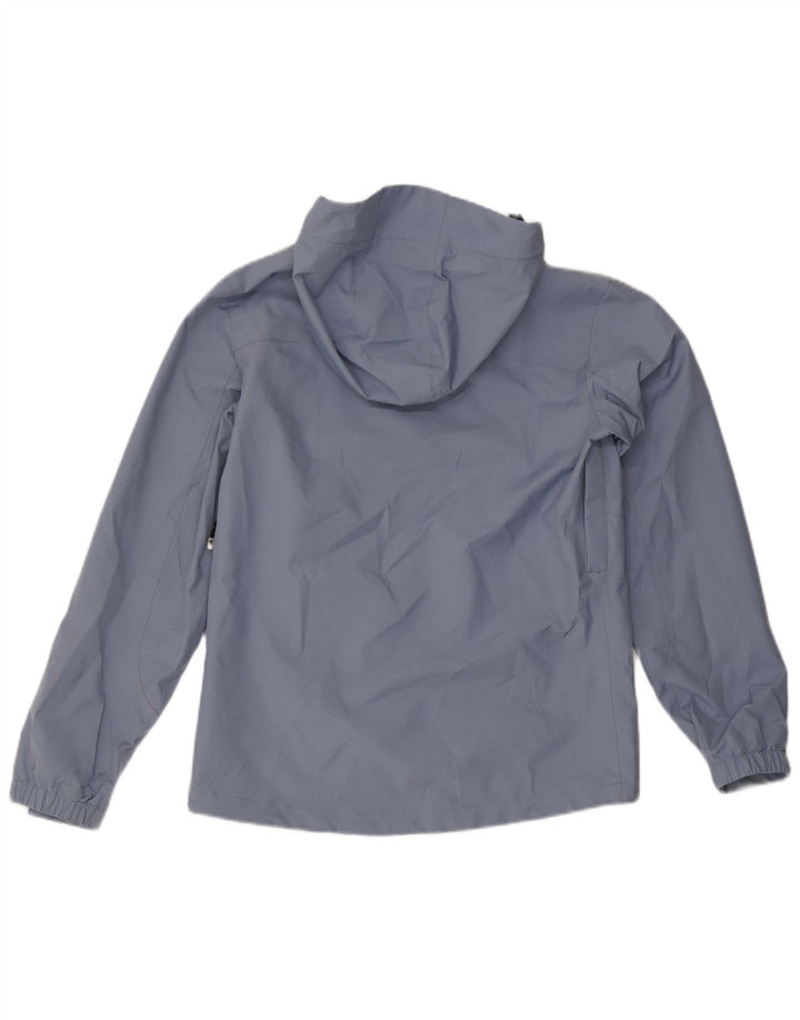 Kappa Regnjakke med hætte til kvinder UK 14 Stor blå polyester
