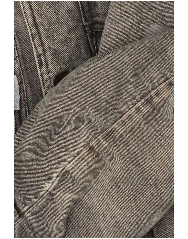 Vintage Herre denimjakke UK 40 Large Grå