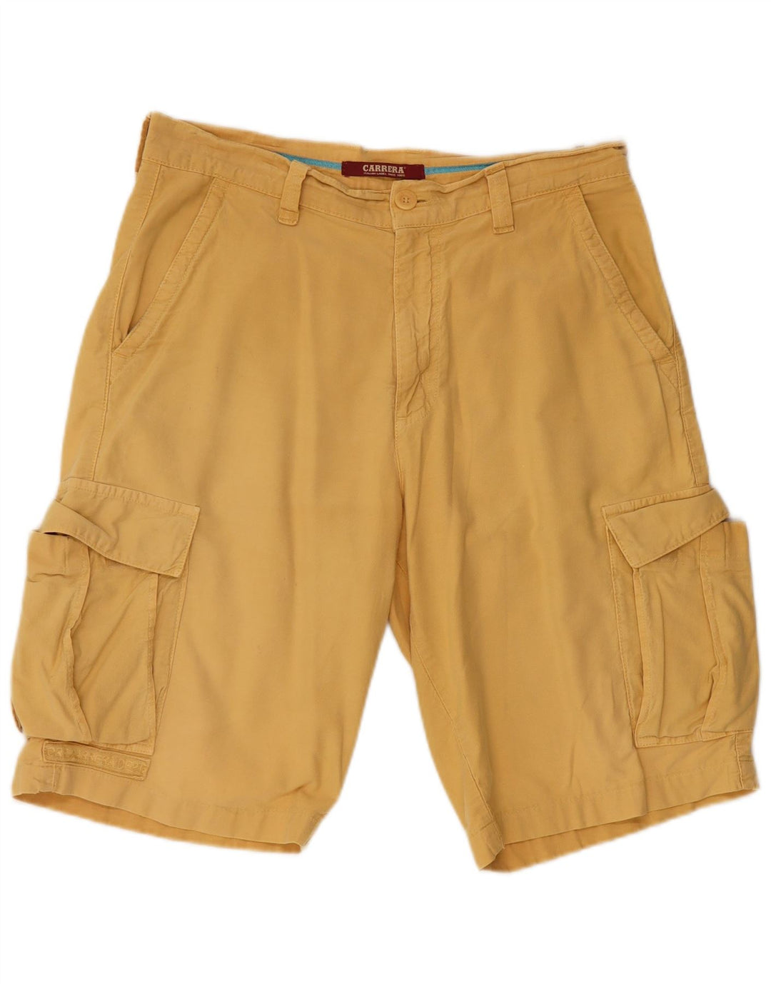 CARRERA Herre Cargo Shorts IT 46 Small W31 Gul Bomuld