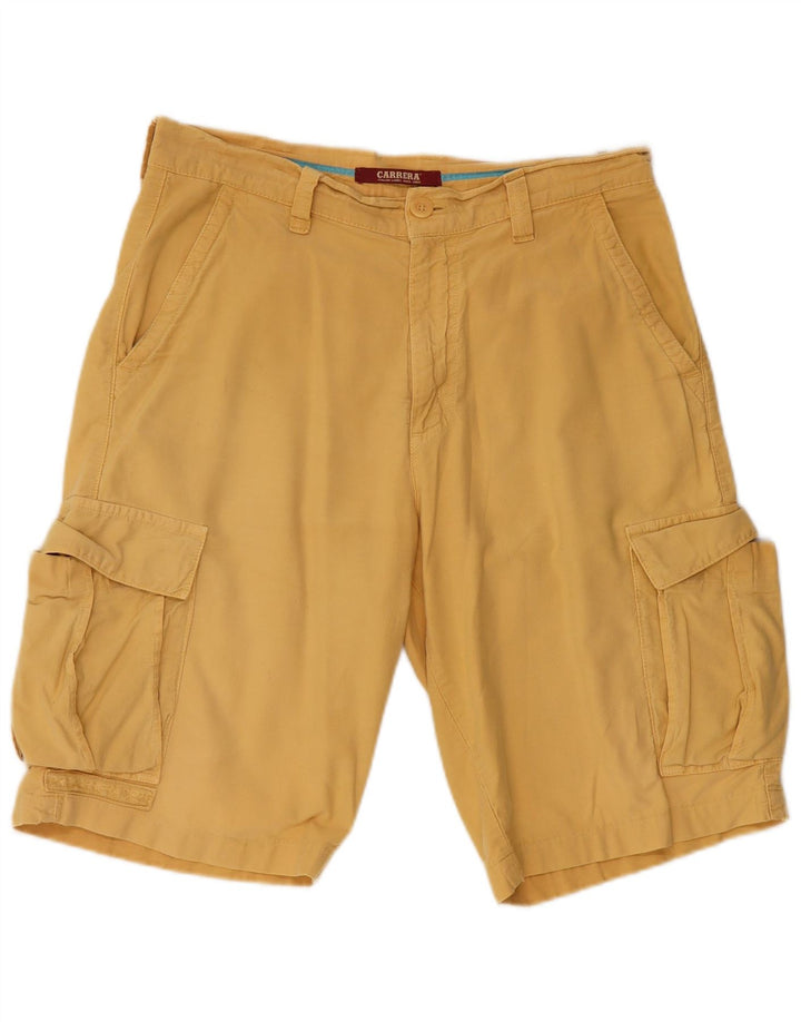 CARRERA Herre Cargo Shorts IT 46 Small W31 Gul Bomuld