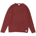 Jack & Jones herre sweater med rund hals, medium Bourgogne bomuld