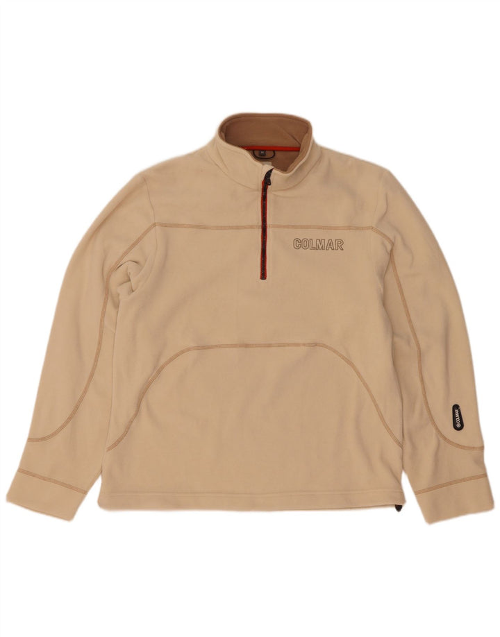 Colmar Fleece Jumper med lynlås til mænd Medium Beige Polyester