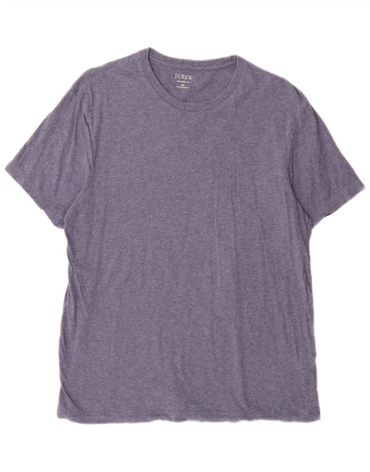 J. Crew Womens Broken In T-Shirt Top Medium Blue Flecked Bomuld