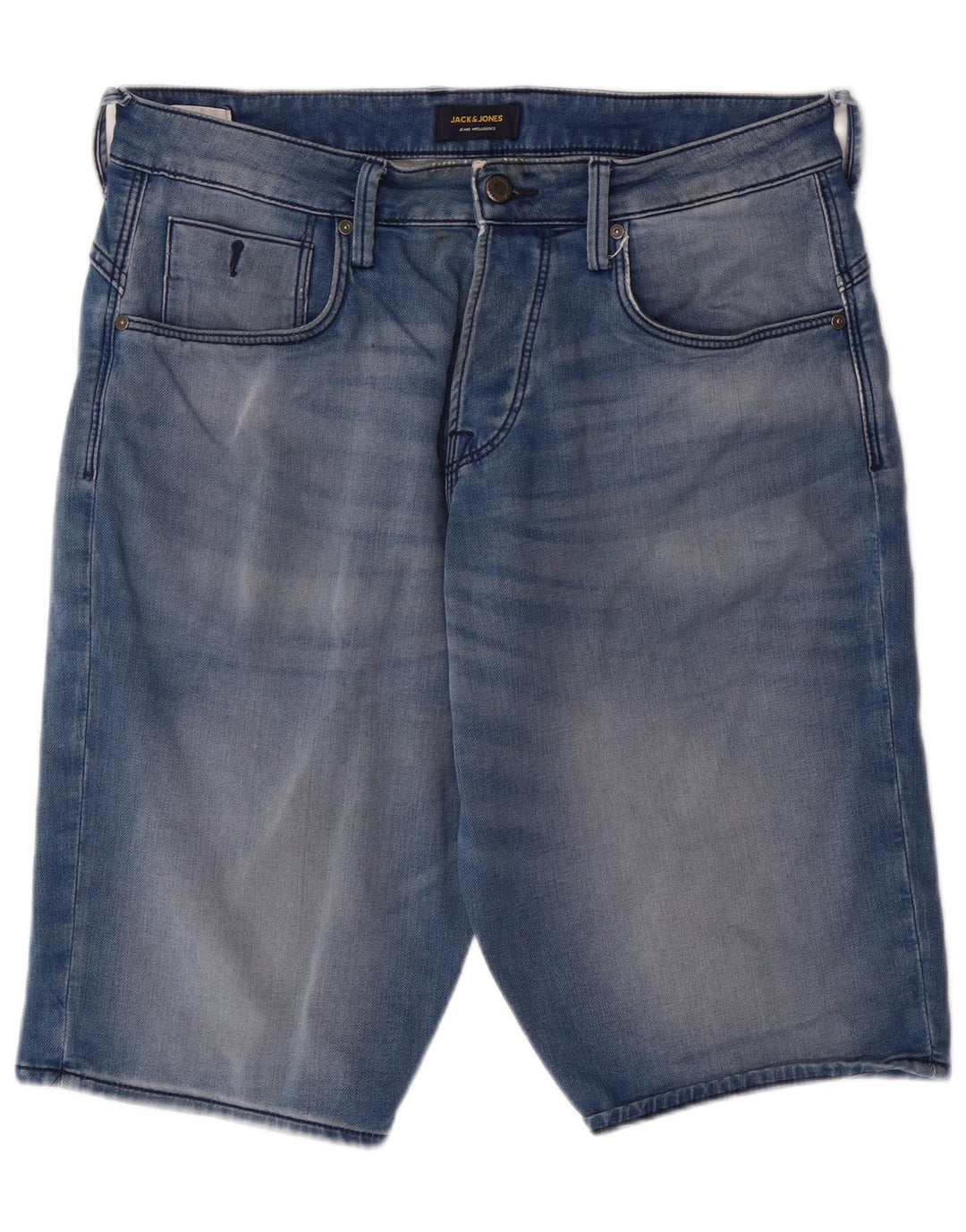 JACK & JONES Denimshorts til mænd Medium W32 Blå Bomuld