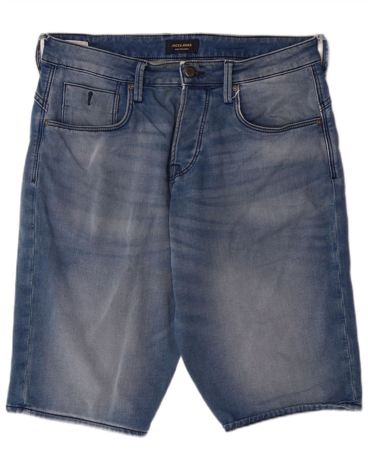 JACK & JONES Denimshorts til mænd Medium W32 Blå Bomuld
