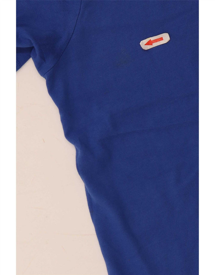 Nike herre Dri Fit T-shirt top mellemblå bomuld