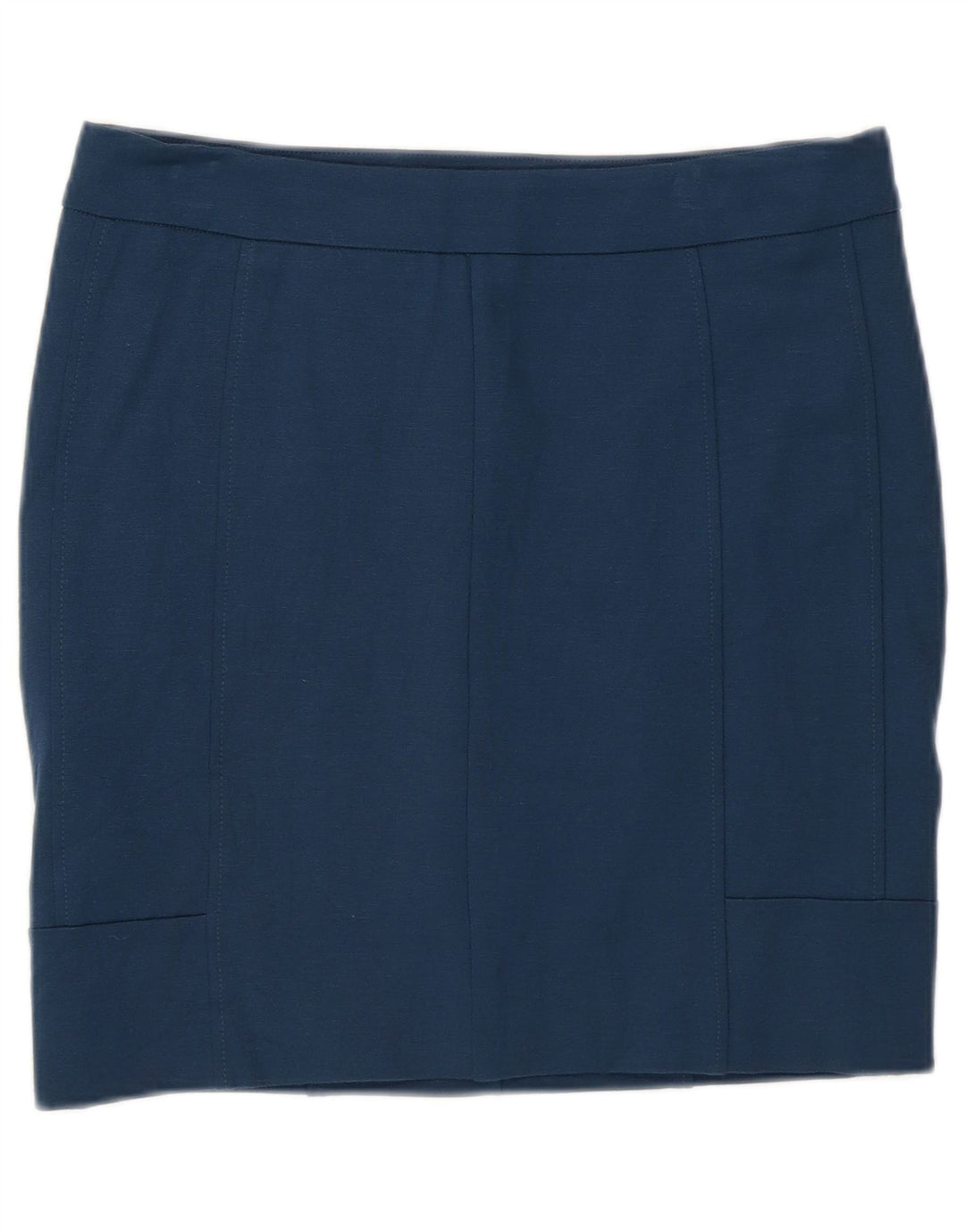 Calvin Klein Dame Mini-nederdel US 4 Small W28 Blue Viscose