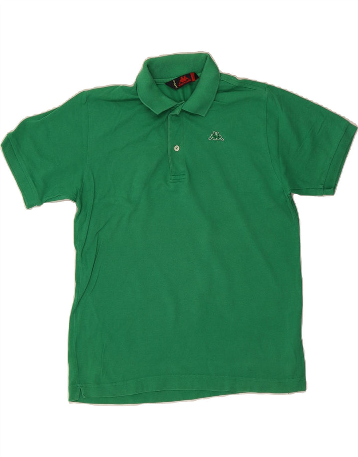 KAPPA Mens Polo Shirt Large Green Cotton Vintage Kappa and Second-Hand Kappa from Messina Hembry 