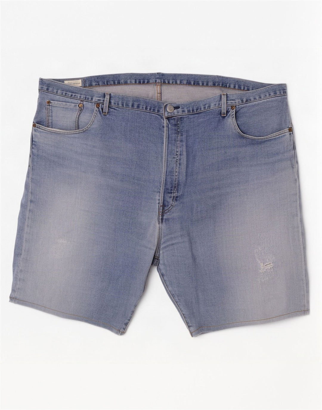 Levi's Herre 501 Distressed Denim Shorts W50 4XL Blå