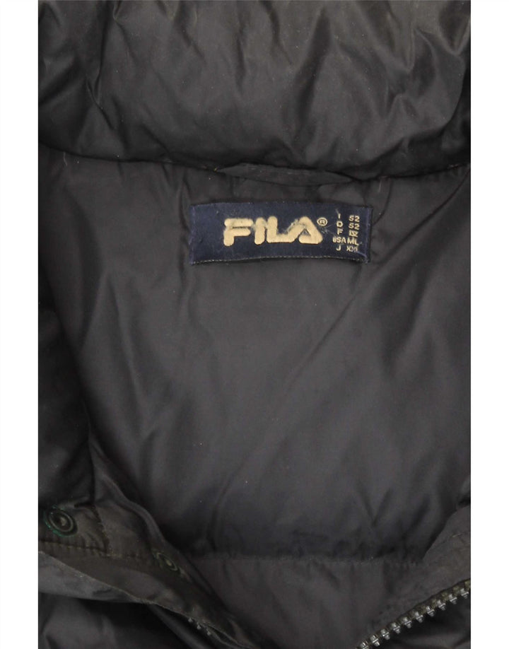 Fila Herre Polstret Gilet IT 52 XL Sort Polyamid