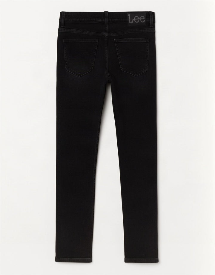 Lee Mens Rider Cropped Jeans W29 L25 sort bomuld