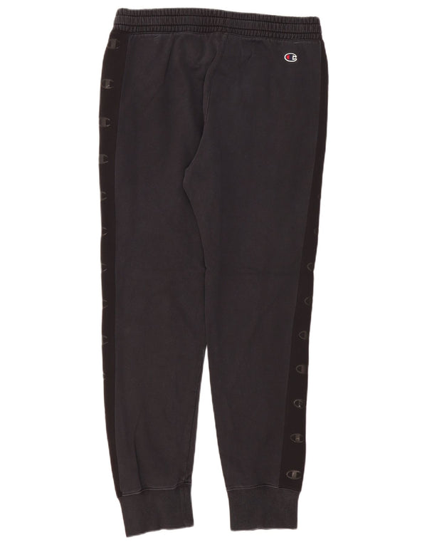 Champion Herre træningsdragt Bukser Joggers Large Navy Blue Colourblock
