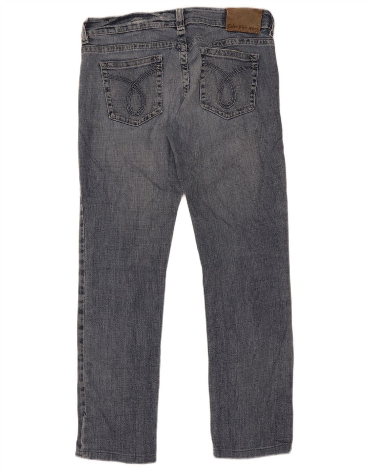 Calvin Klein Lige Jeans til kvinder W30 L28 Blå