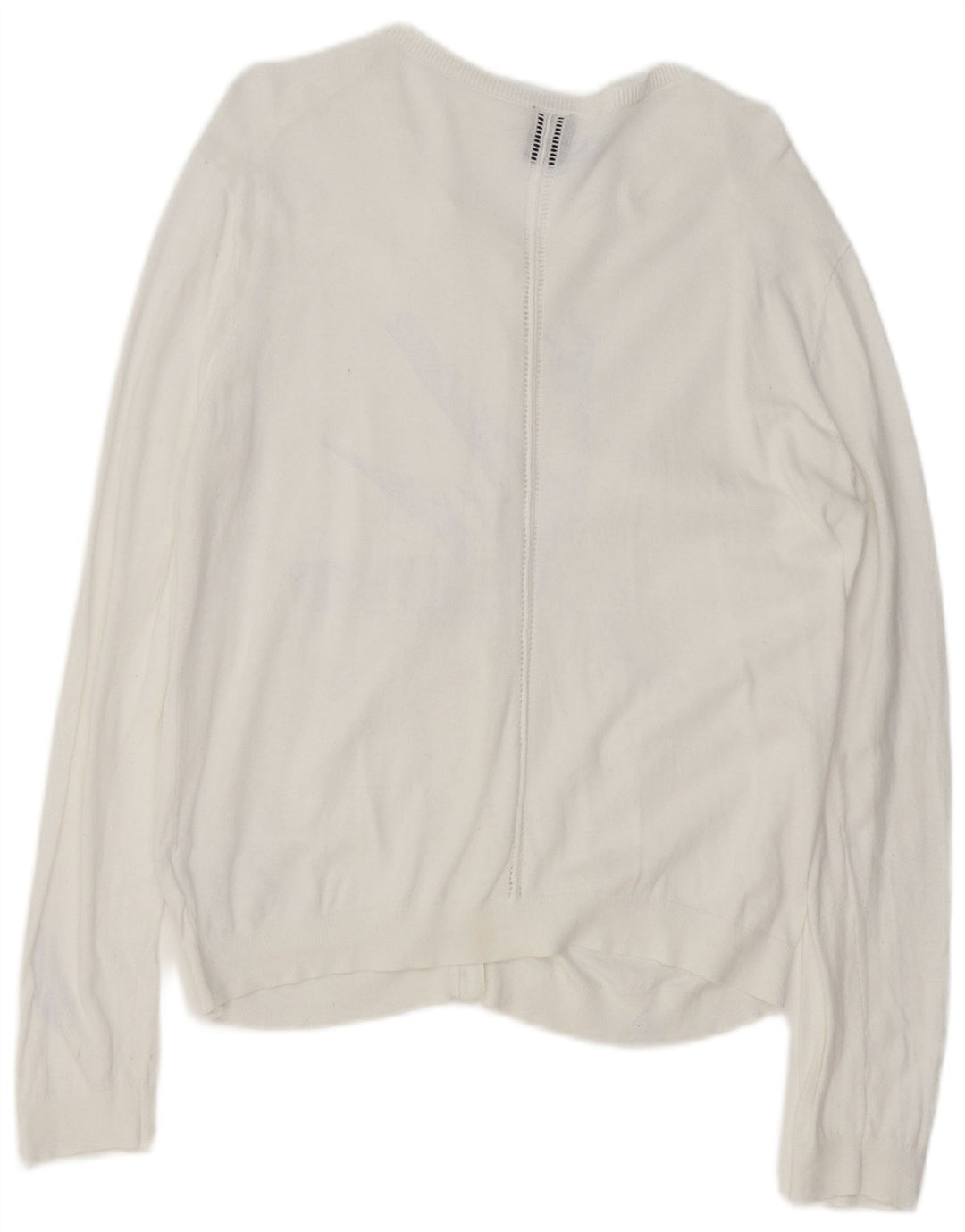 Gap Dame Cardigan Sweater UK 18 XL Hvid Bomuld