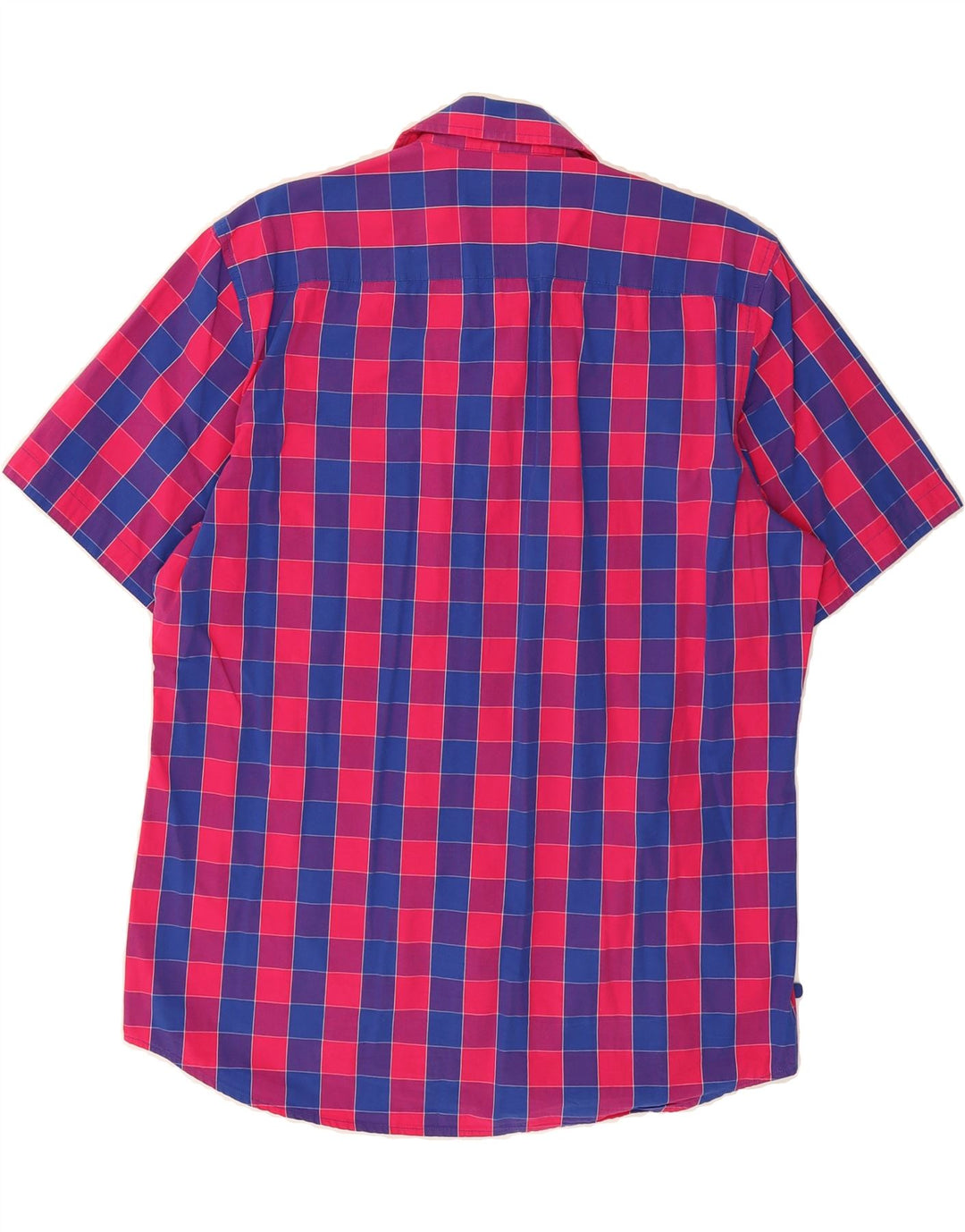 LERROS Mens Short Sleeve Shirt Large Multicoloured Check Cotton Vintage Lerros and Second-Hand Lerros from Messina Hembry 