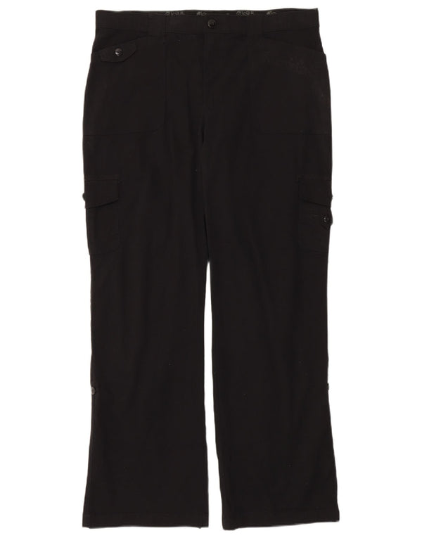 Lee Womens Stretch High Waist Cargo Trousers US 16 XL W36 L32 Black