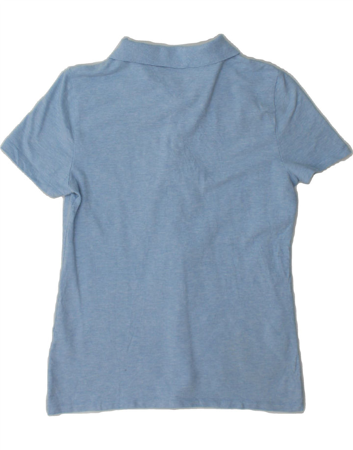TOMMY HILFIGER Womens Polo Shirt UK 12 Medium Blue Cotton Vintage Tommy Hilfiger and Second-Hand Tommy Hilfiger from Messina Hembry 