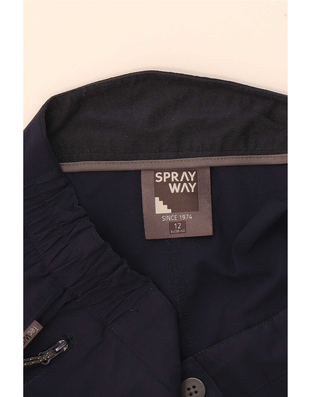 Sprayway Dame Cargo Shorts UK 12 Medium W32 Navy Blue Polyamid
