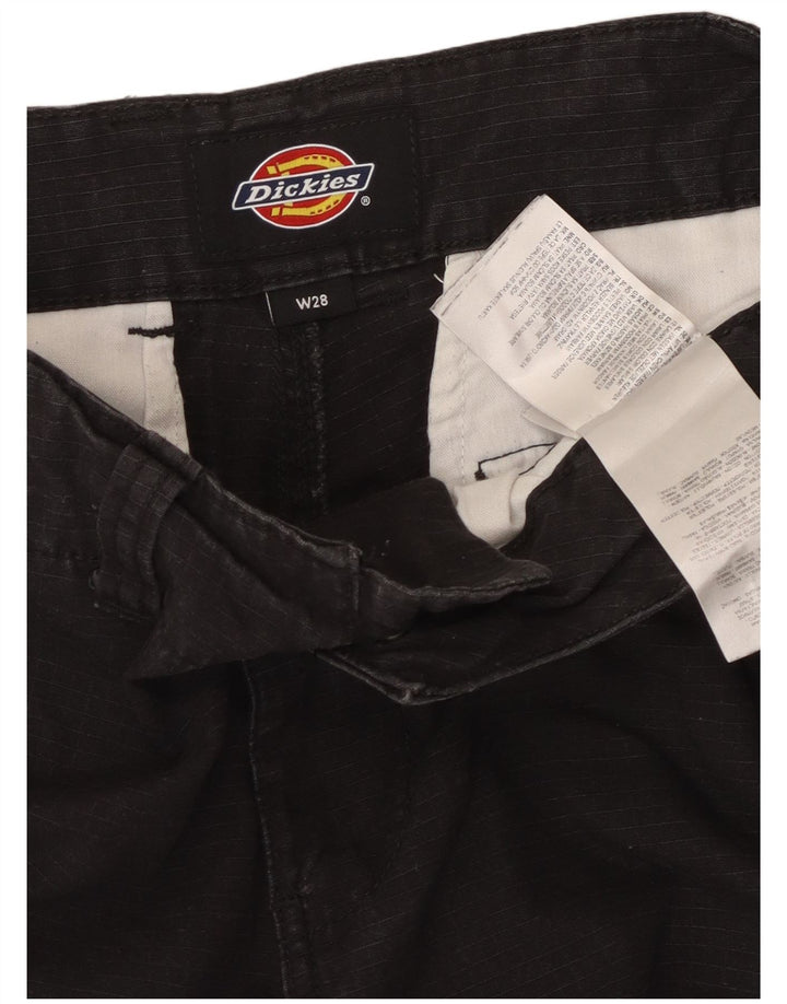 DICKIES Straight Cargo bukser til mænd W28 L29 Sort bomuld