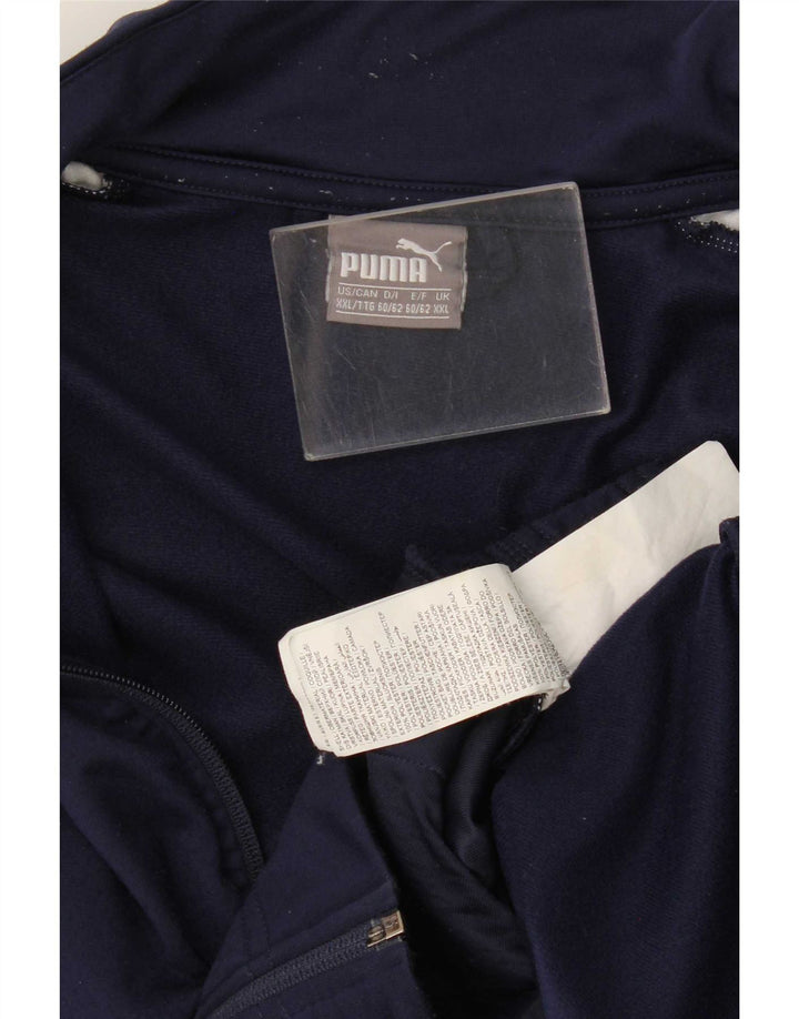 Puma Træningsdragt Topjakke til mænd 2XL Navy Blue Colourblock