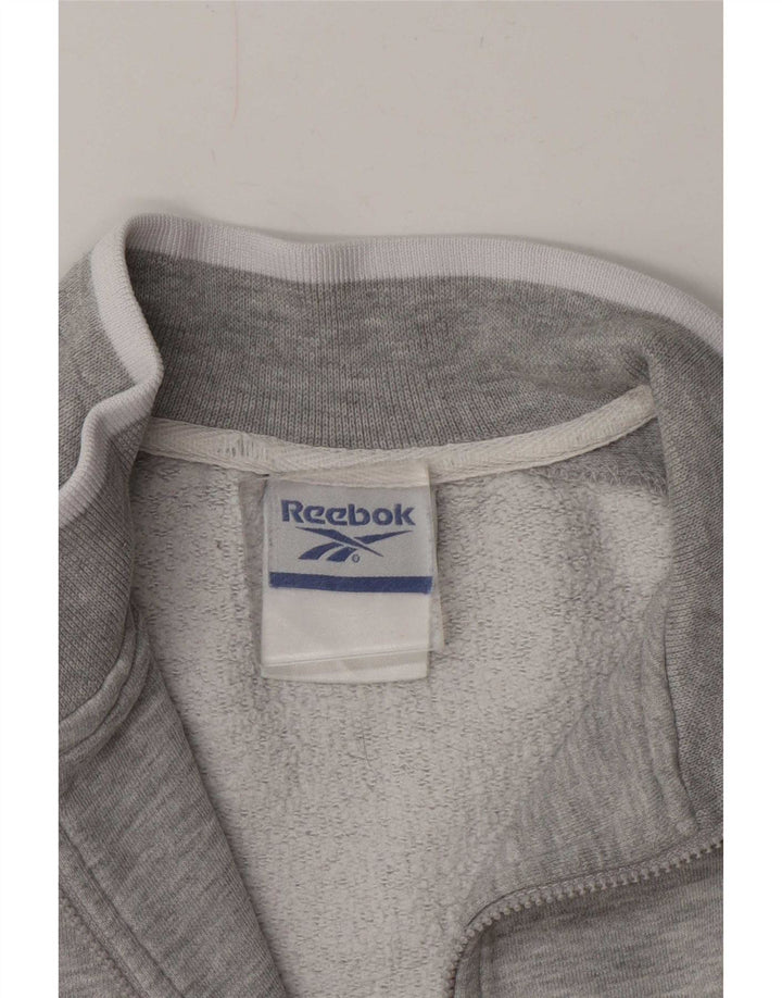 Reebok træningsdragt topjakke til kvinder UK 16 Large Grå
