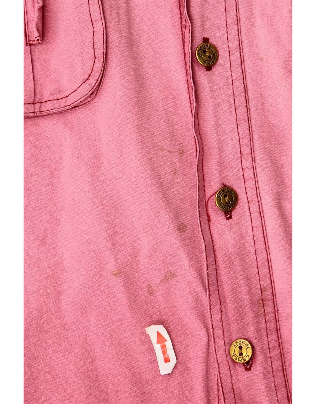Camel Active Kortærmet Herreskjorte 2XL Pink