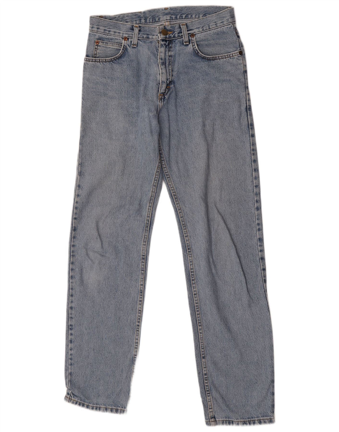 Lee Mens Brooklyn Straight Jeans W30 L32 Blå Bomuld